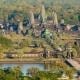 Aerial view of Angkor Wat