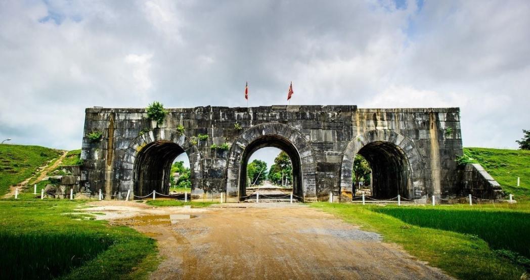 The Ho Dynasty Citadel are the remains of a late 14th century castle