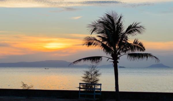 Kep sunset, Cambodia