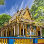 Wathserâytêchô – Mahatup Pagoda (Bat Pagoda) building by 1569 located Soc Trang province, Vietnam, a place celebrated for tourism